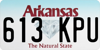 AR license plate 613KPU