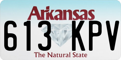 AR license plate 613KPV