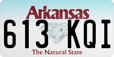 AR license plate 613KQI