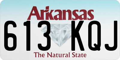 AR license plate 613KQJ