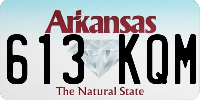 AR license plate 613KQM