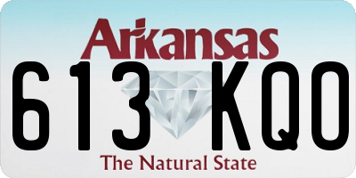 AR license plate 613KQO