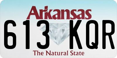 AR license plate 613KQR