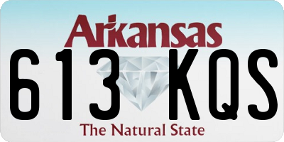 AR license plate 613KQS