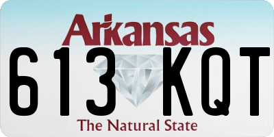 AR license plate 613KQT