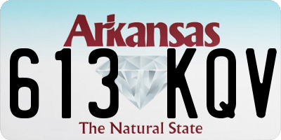 AR license plate 613KQV