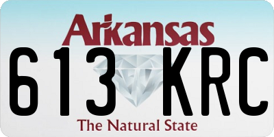 AR license plate 613KRC
