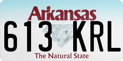 AR license plate 613KRL