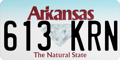 AR license plate 613KRN