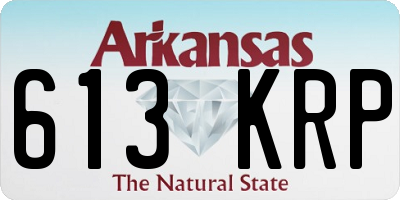 AR license plate 613KRP
