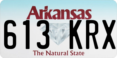 AR license plate 613KRX