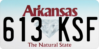 AR license plate 613KSF
