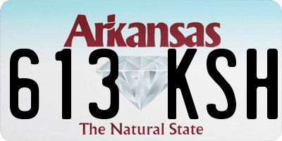 AR license plate 613KSH