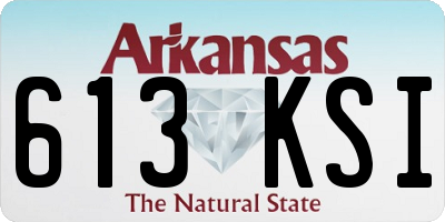 AR license plate 613KSI