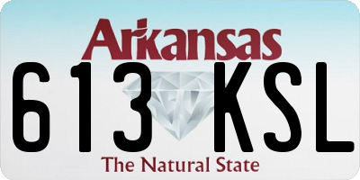 AR license plate 613KSL