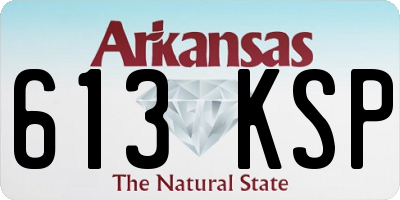 AR license plate 613KSP