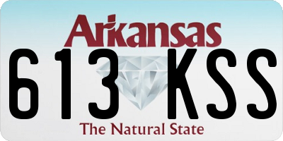 AR license plate 613KSS