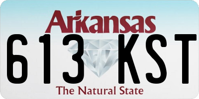 AR license plate 613KST