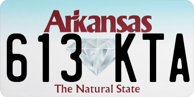 AR license plate 613KTA