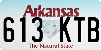 AR license plate 613KTB