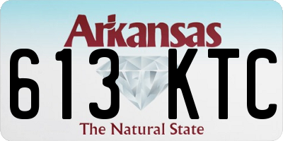 AR license plate 613KTC
