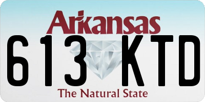 AR license plate 613KTD