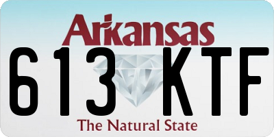 AR license plate 613KTF