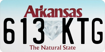 AR license plate 613KTG