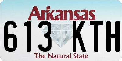 AR license plate 613KTH