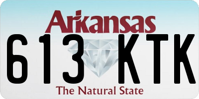 AR license plate 613KTK