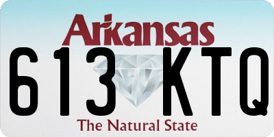 AR license plate 613KTQ