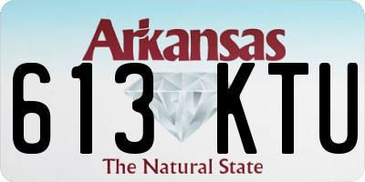 AR license plate 613KTU