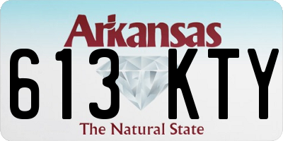 AR license plate 613KTY