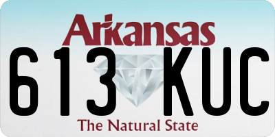 AR license plate 613KUC