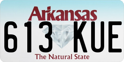 AR license plate 613KUE