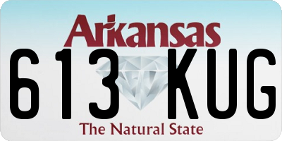 AR license plate 613KUG