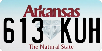 AR license plate 613KUH