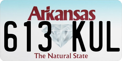 AR license plate 613KUL