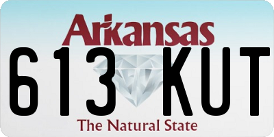 AR license plate 613KUT
