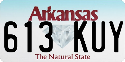 AR license plate 613KUY