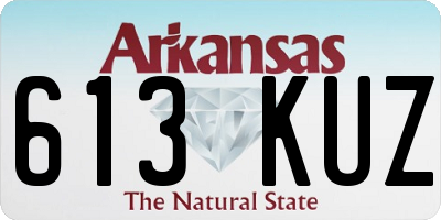 AR license plate 613KUZ