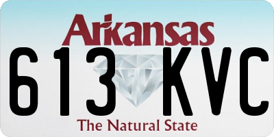 AR license plate 613KVC