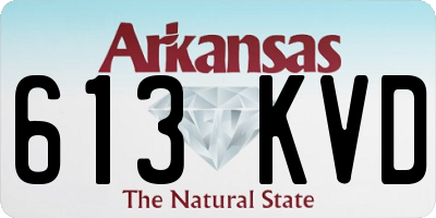 AR license plate 613KVD