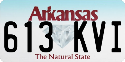 AR license plate 613KVI