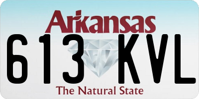 AR license plate 613KVL