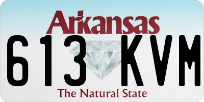 AR license plate 613KVM