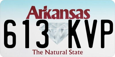 AR license plate 613KVP