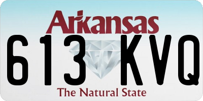 AR license plate 613KVQ