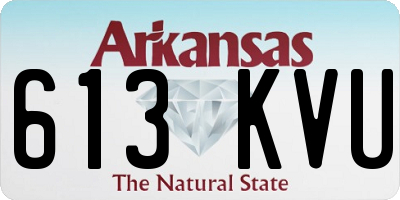 AR license plate 613KVU