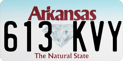 AR license plate 613KVY